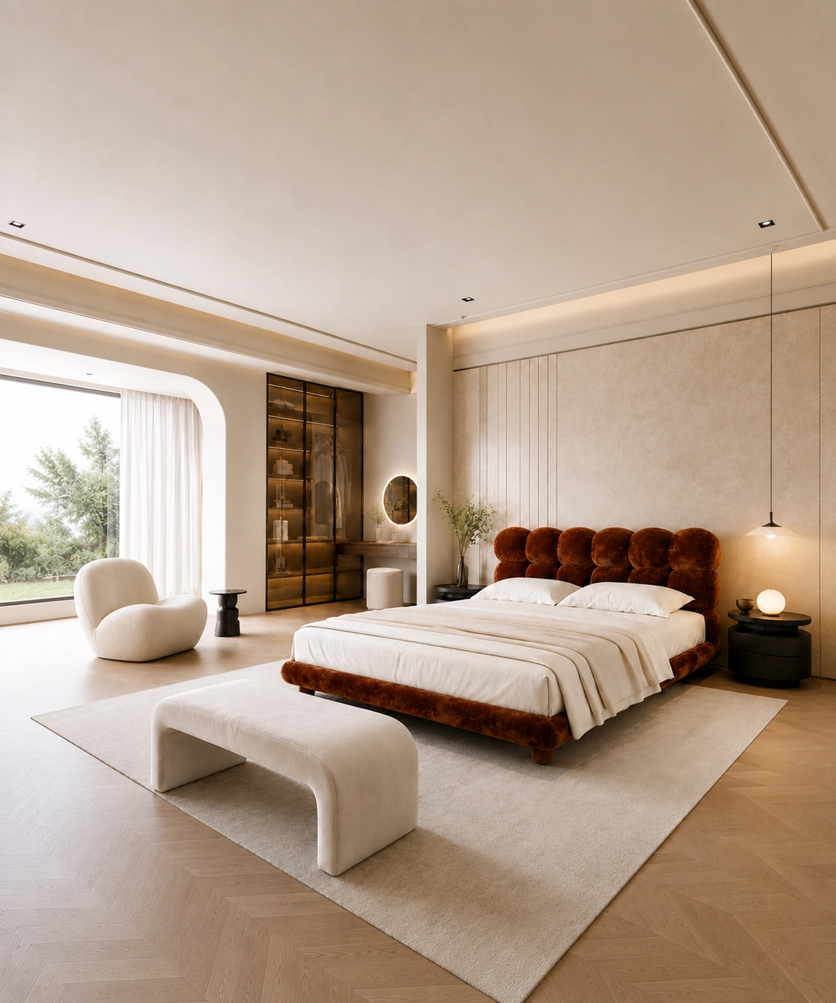 Clound Puff Modern Upholstered Bed - Image 2