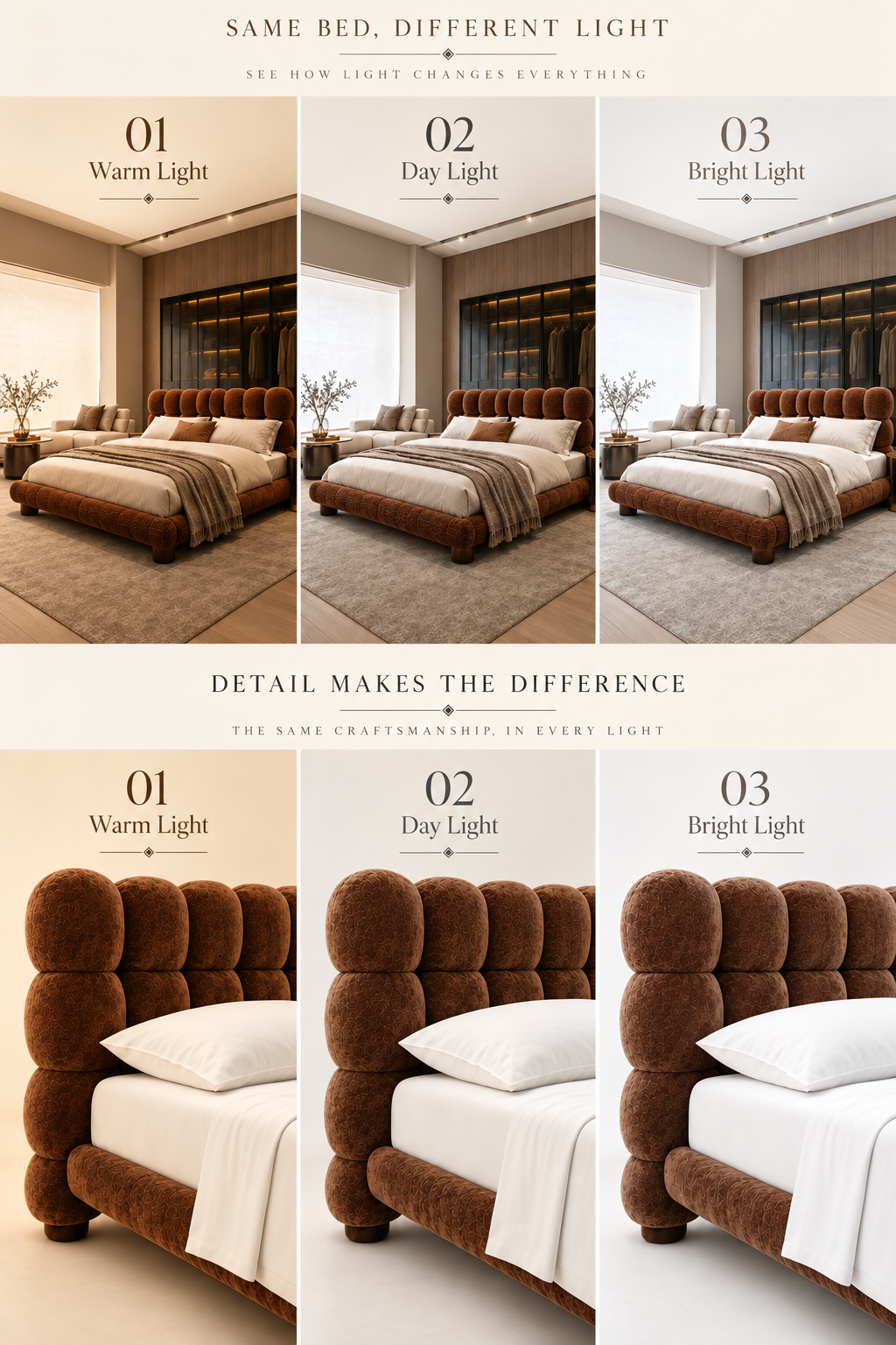 Clound Puff Modern Upholstered Bed test - Image 2